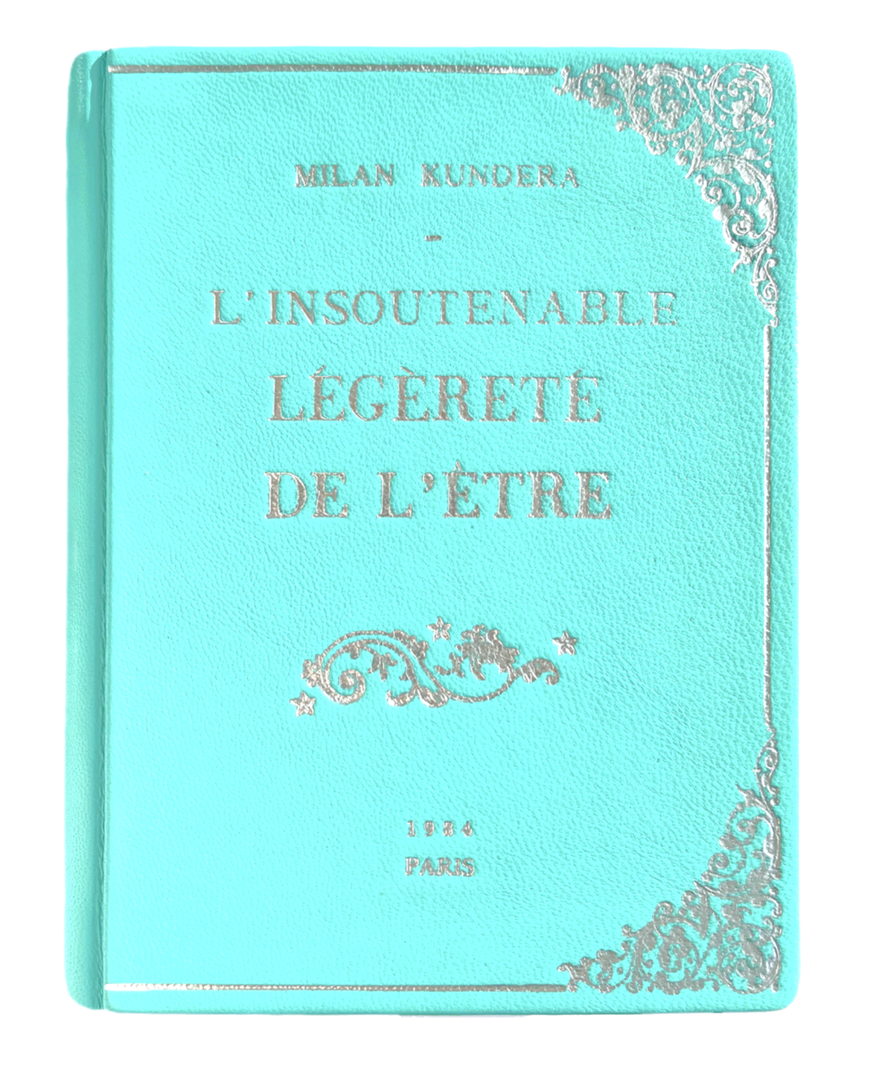 The Unbearable Lightness of Being - leather Book Clutch