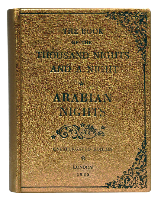 Arabian Nights - leather Book Clutch