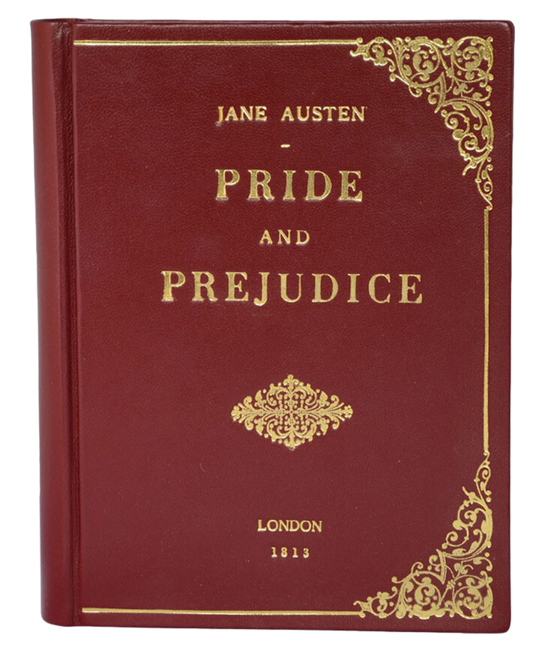Pride and Prejudice - leather Book Clutch