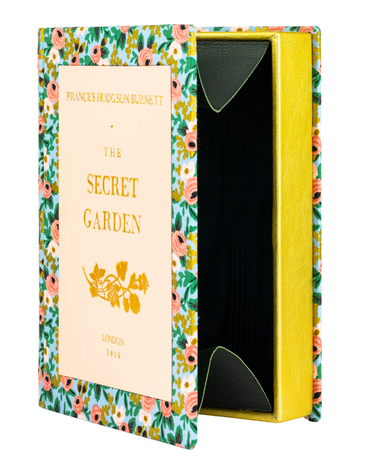 The Secret Garden - mixed materials Book Clutch
