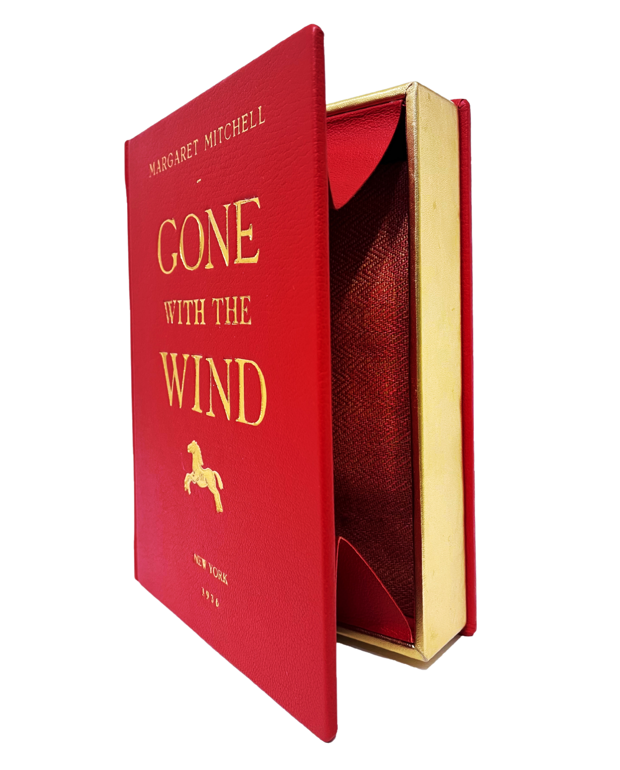 Gone With the Wind - leather Book Clutch