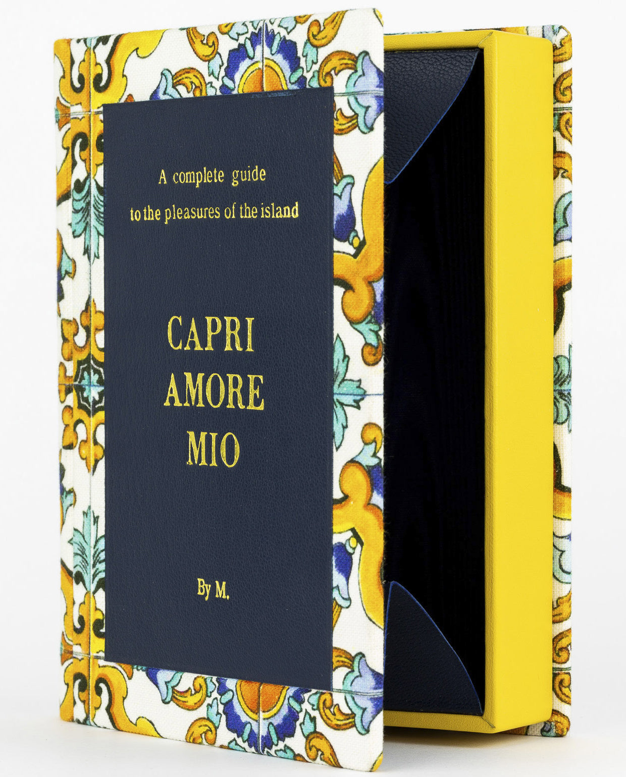 Capri Amore Mio - mixed materials Book Clutch