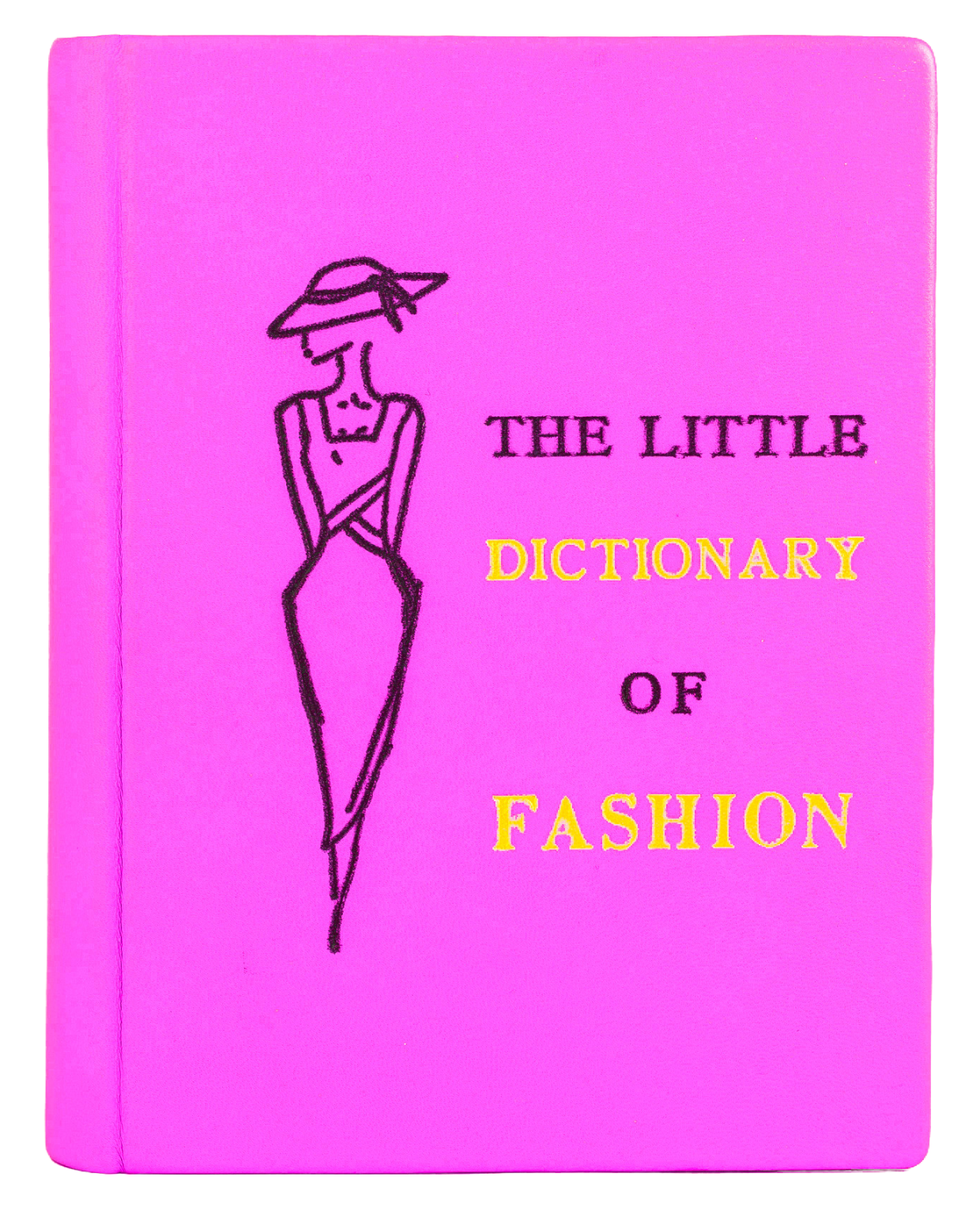 The Little Dictionary of Fashion - leather Book Clutch