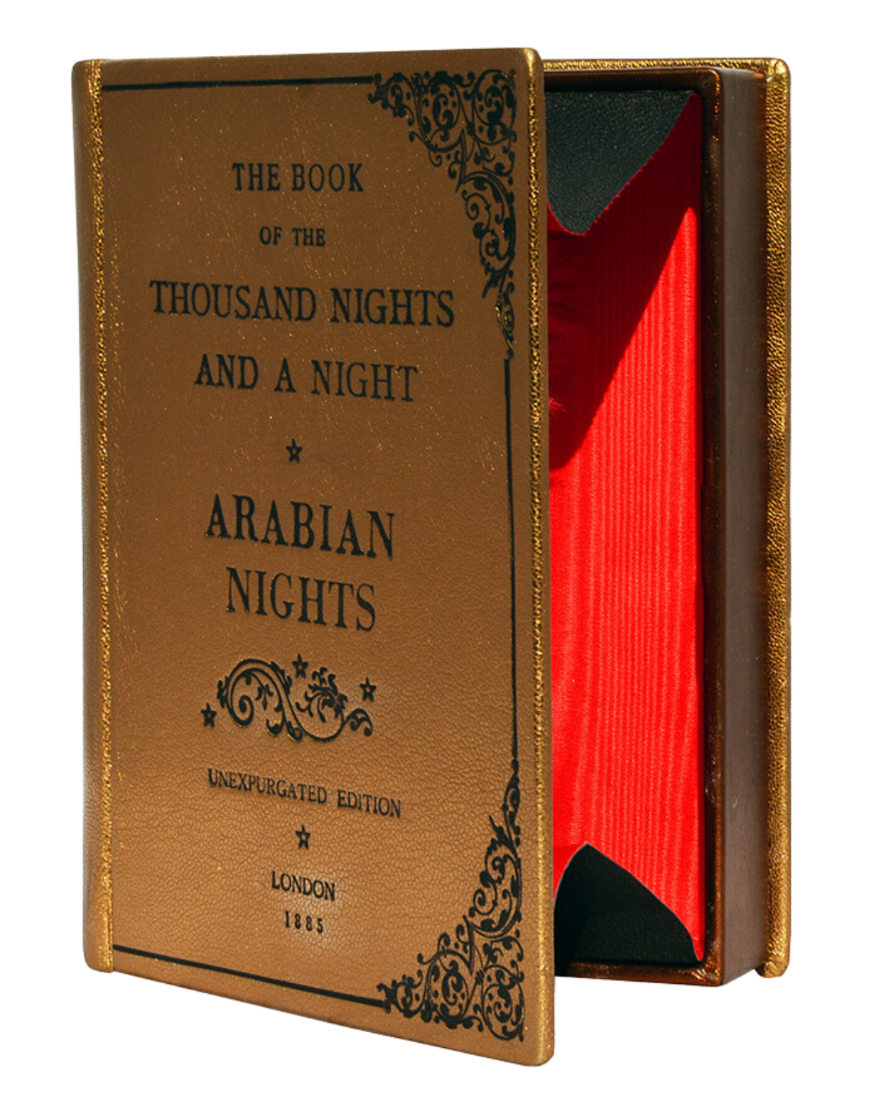 Arabian Nights - leather Book Clutch