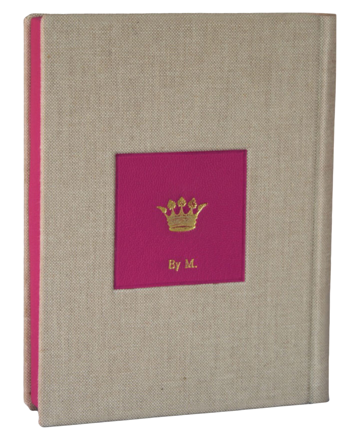 Alice in Wonderland - Linen and Leather Book Clutch