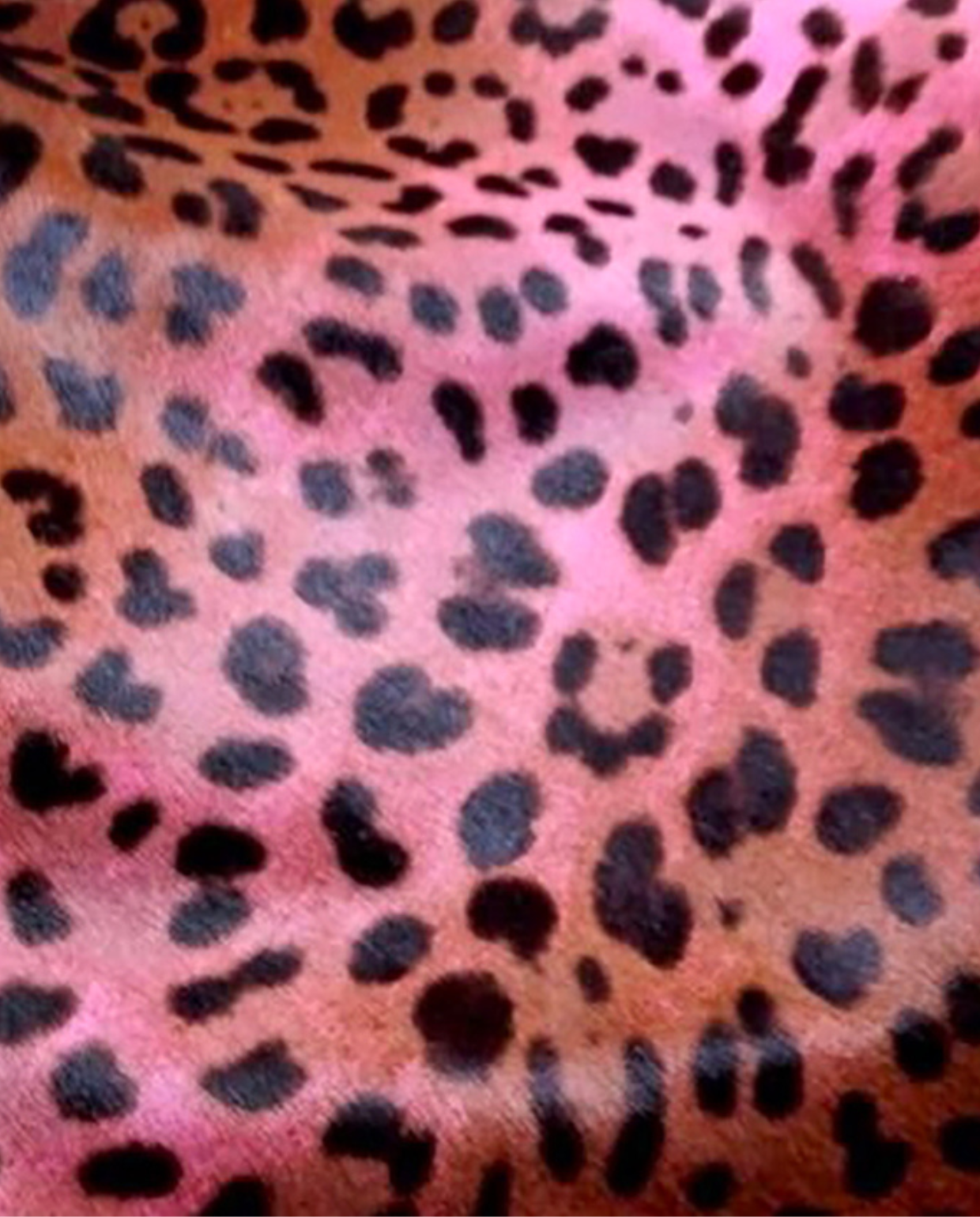 Barbie Safari - Calf Hair leopard print leather Book Clutch