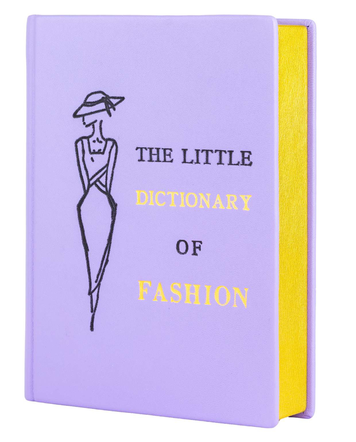 The Little Dictionary of Fashion - leather Book Clutch