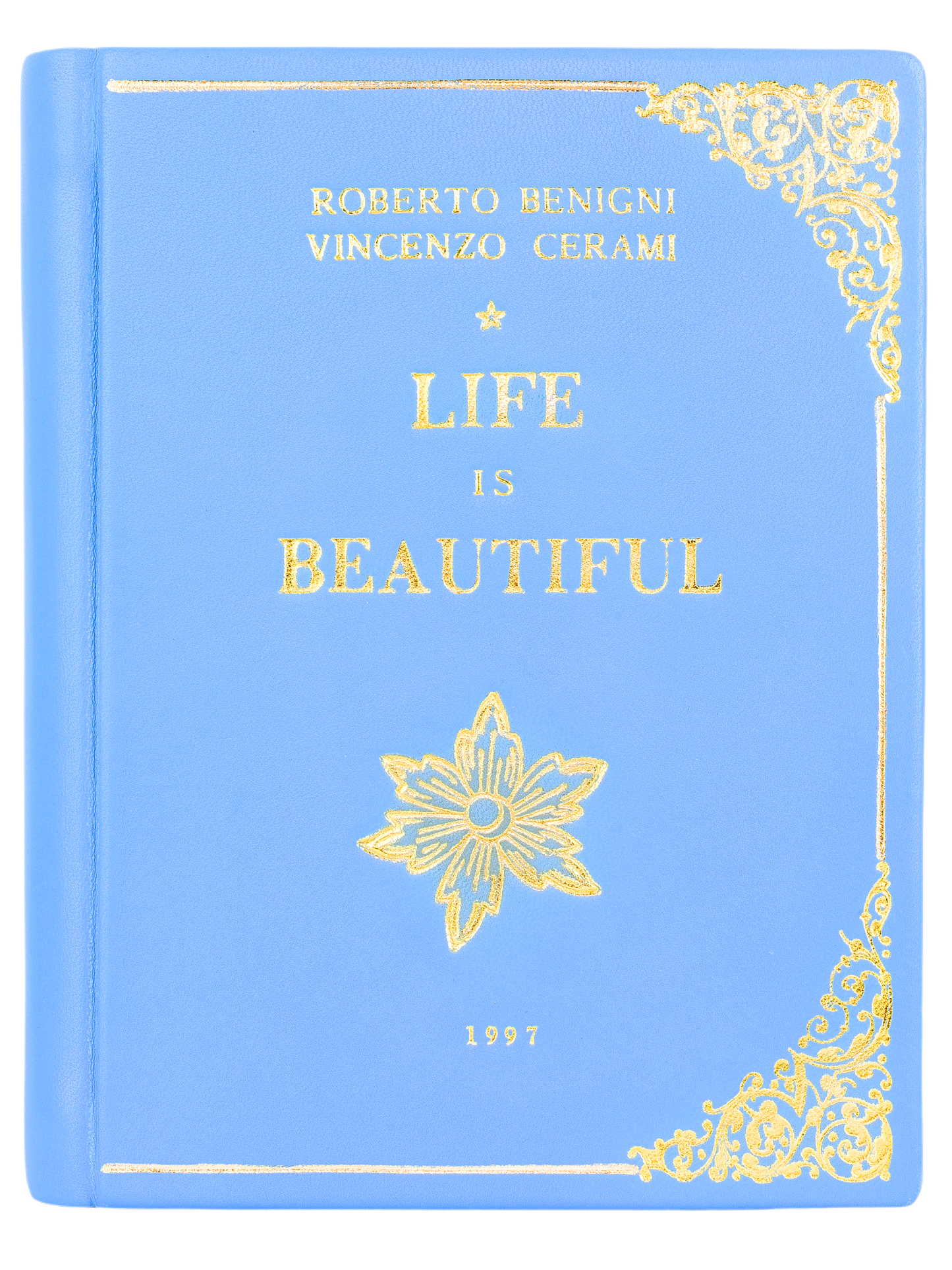 La Vita è Bella - leather Book Clutch