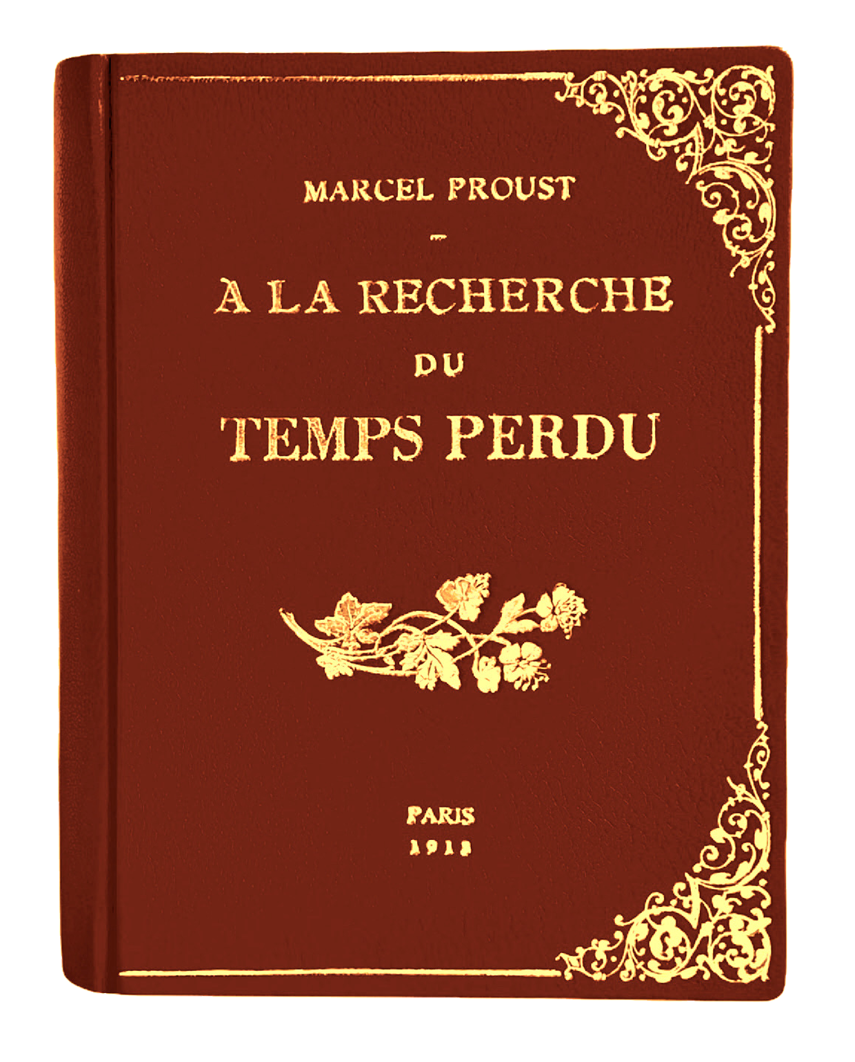 À la Recherche du Temps Perdu - leather Book Clutch