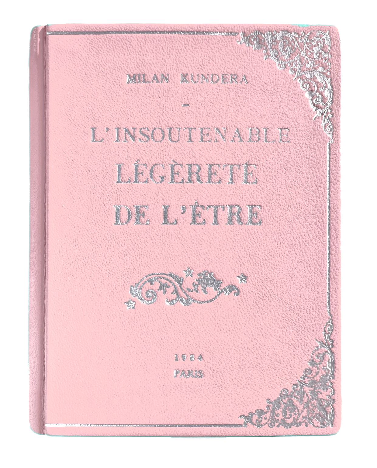 The Unbearable Lightness of Being - leather Book Clutch
