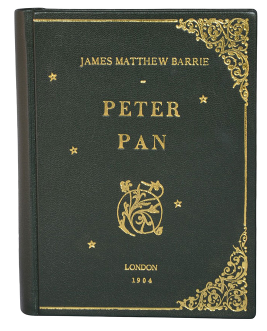 Peter Pan - leather Book Clutch