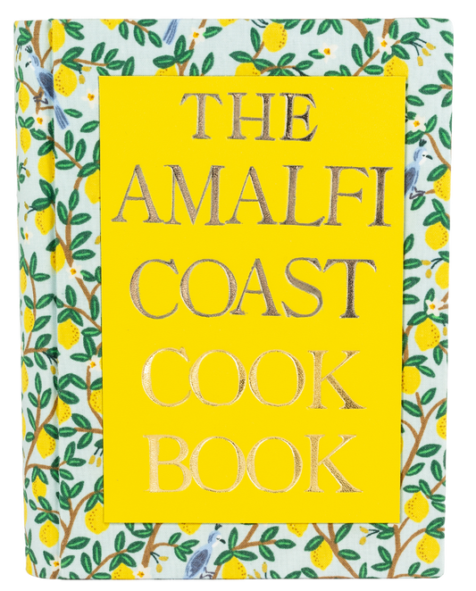 Amalfi Coast Cook Book -  leather Book Clutch