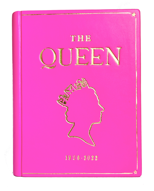 The Queen - leather Book Clutch