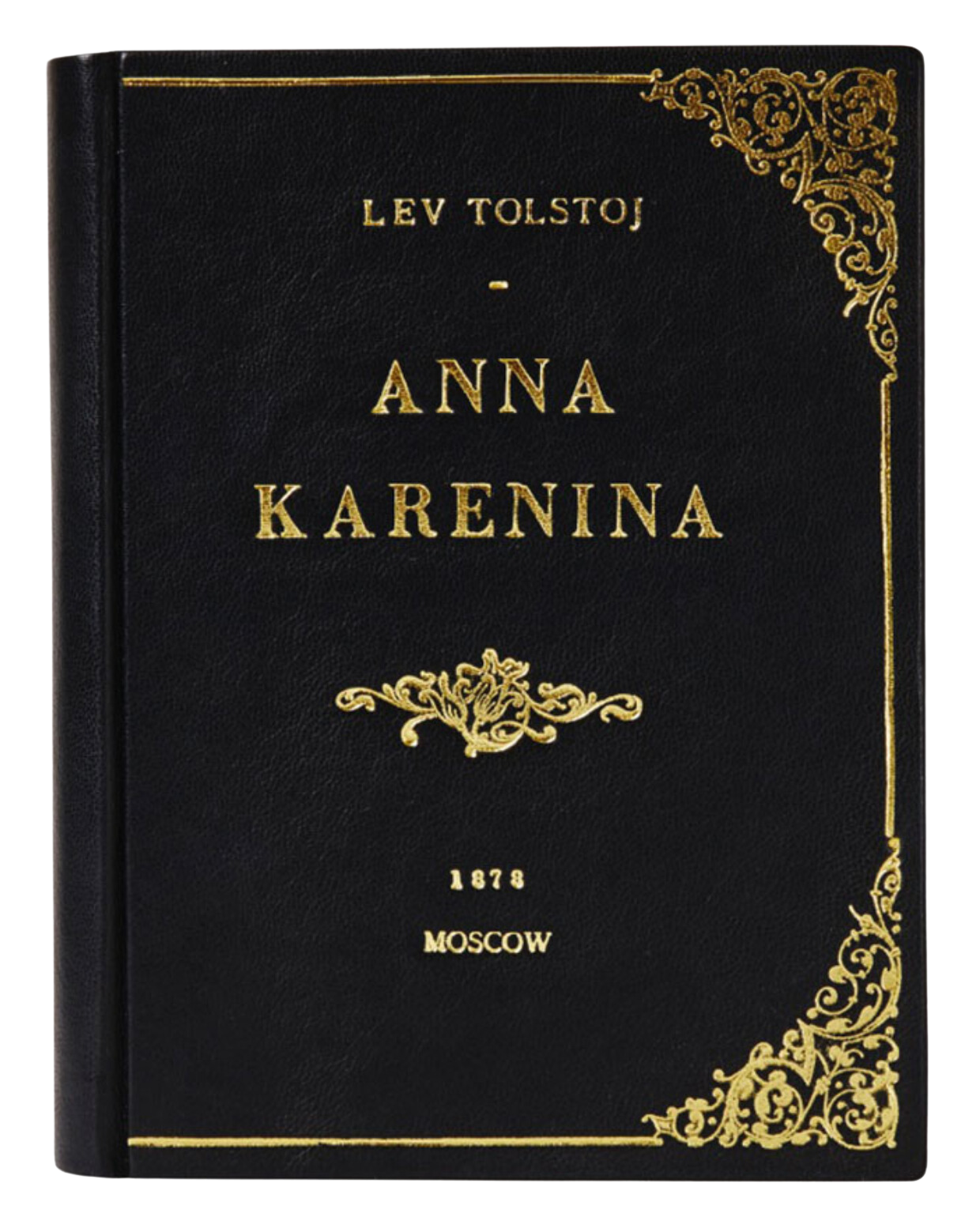 Anna Karenina - leather Book Clutch