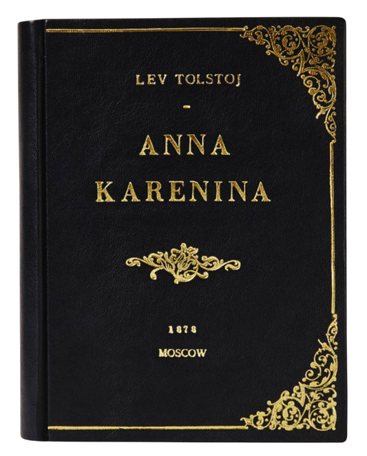 Anna Karenina - leather Book Clutch