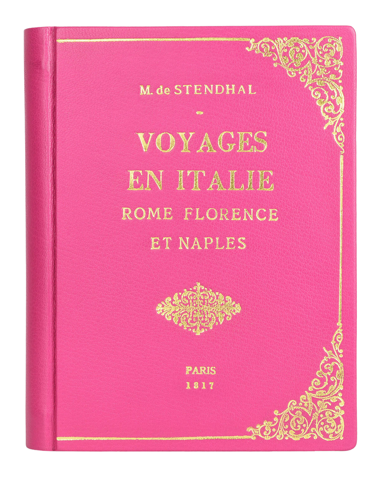 Voyages en Italie - leather Book Clutch