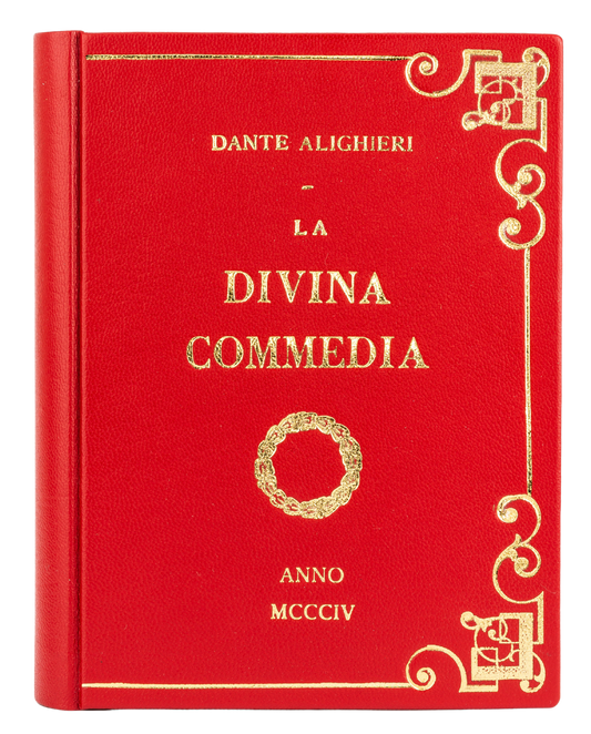 La Divina Commedia - leather Book Clutch