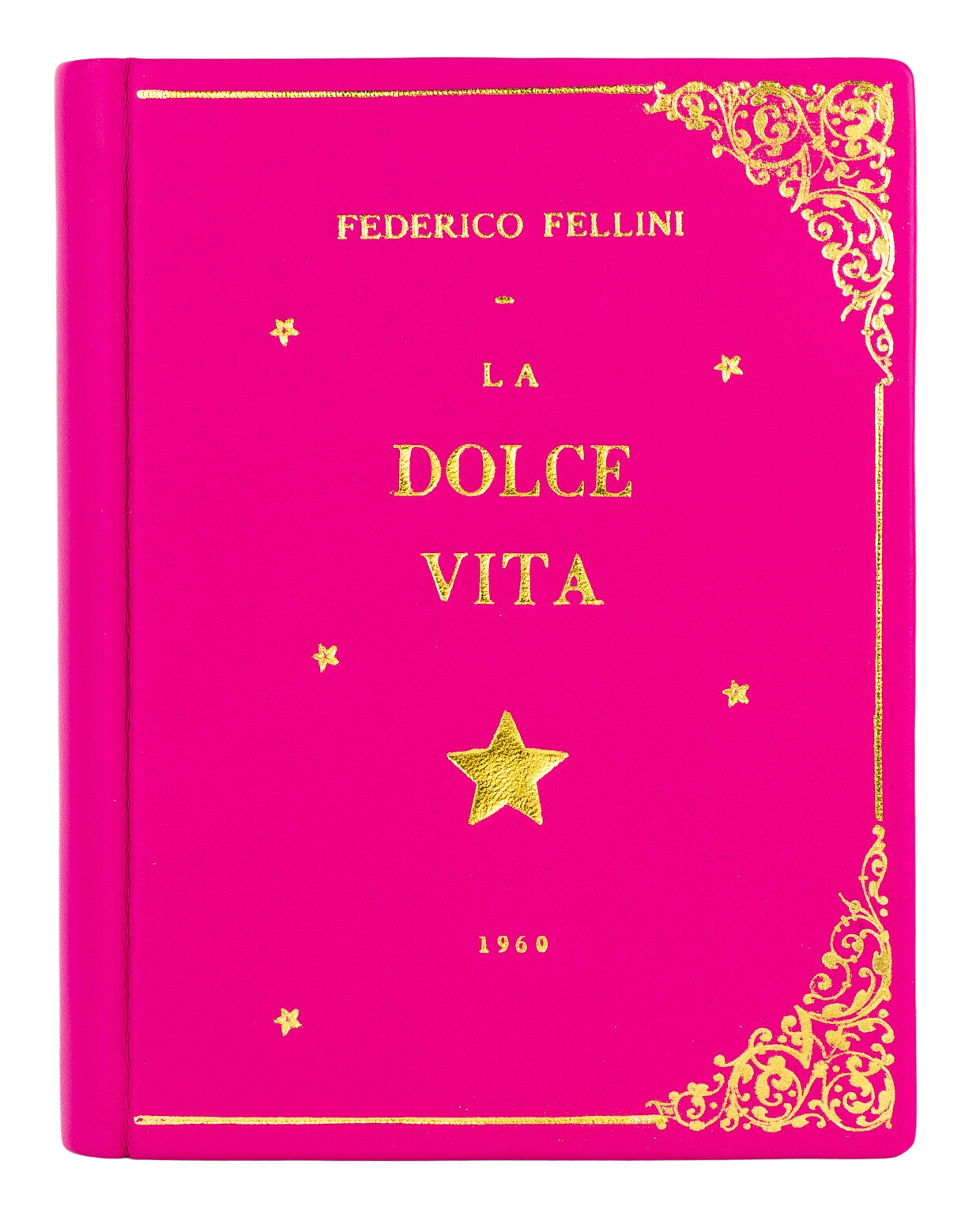 La Dolce Vita - leather Book Clutch