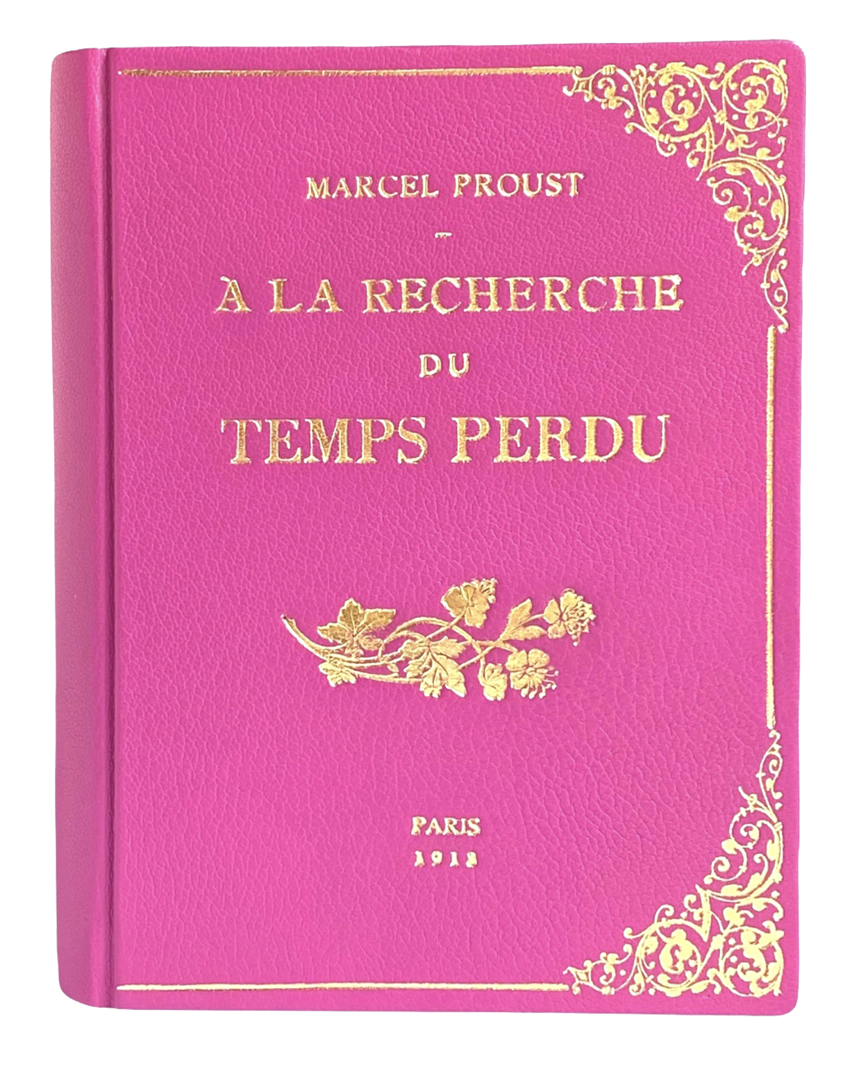 À la Recherche du Temps Perdu - leather Book Clutch