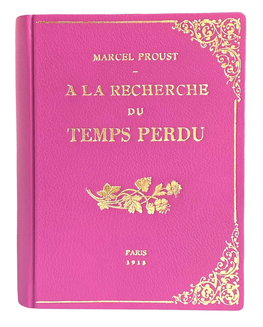 À la Recherche du Temps Perdu - leather Book Clutch