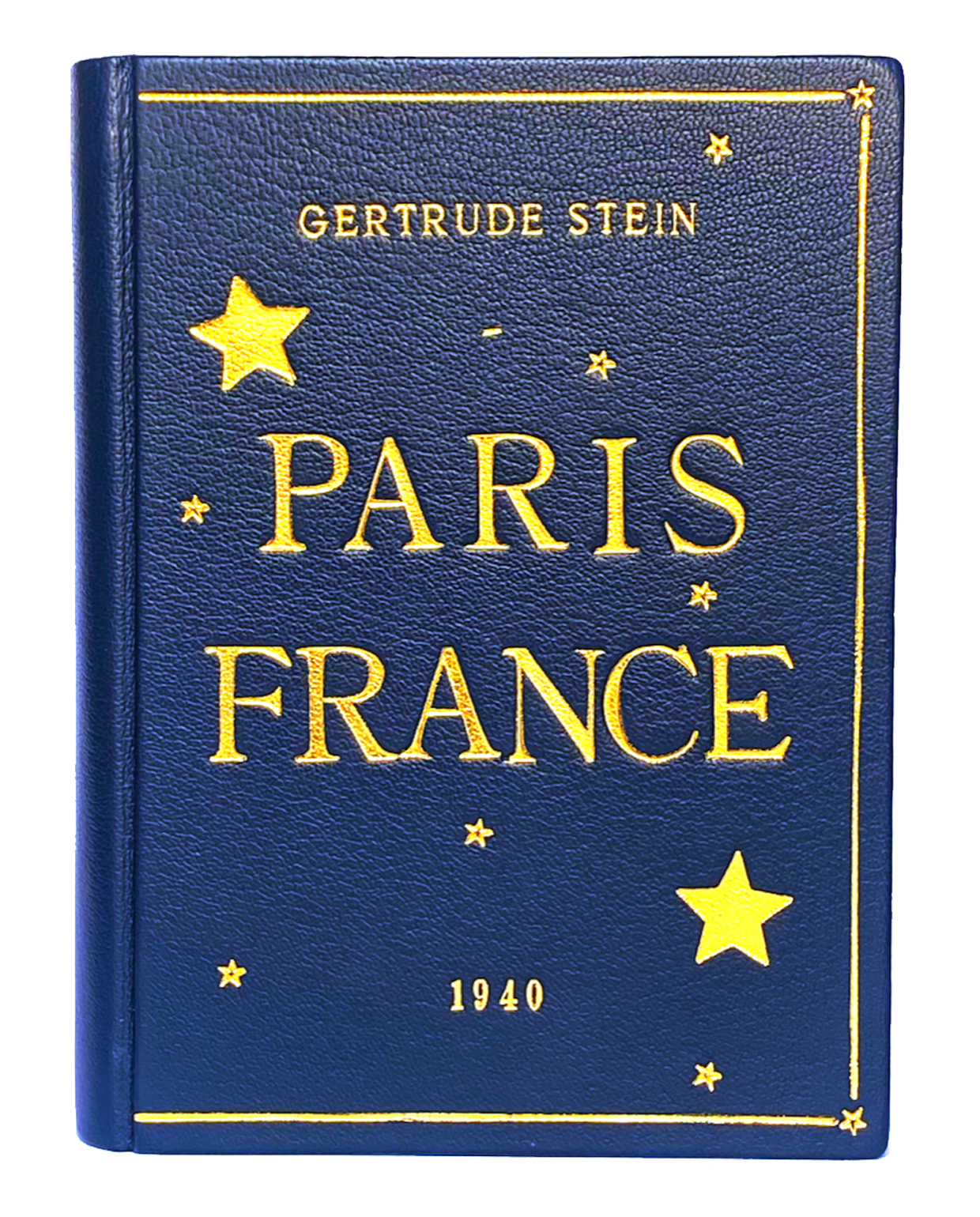 Paris France - leather Book Clutch