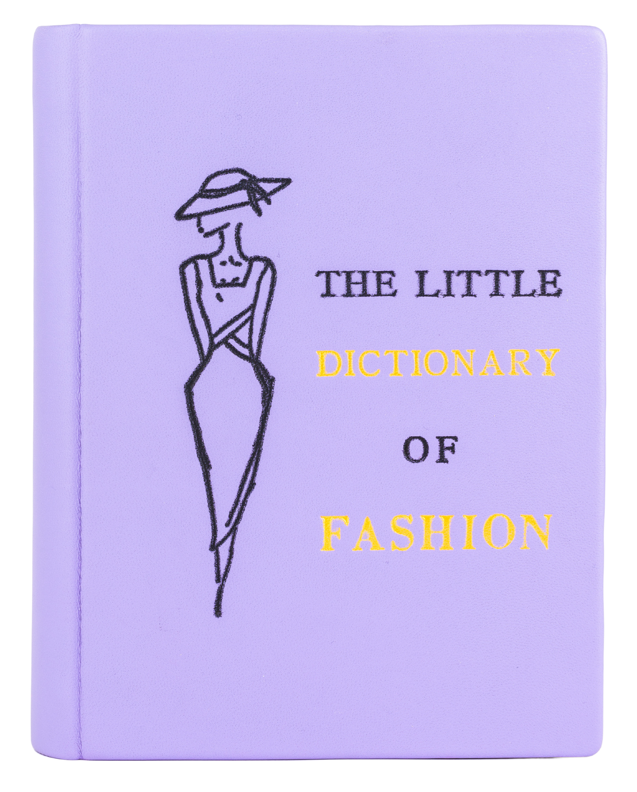 The Little Dictionary of Fashion - leather Book Clutch