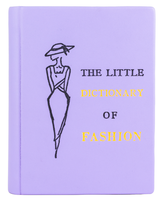 The Little Dictionary of Fashion - leather Book Clutch