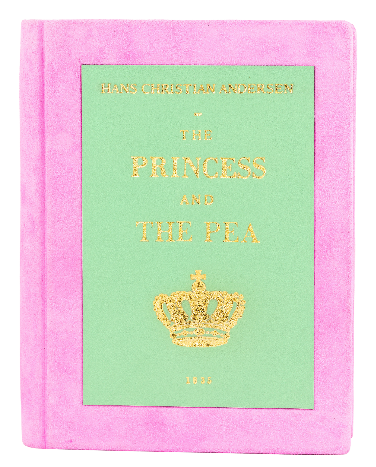 The Princess and The Pea - leather Book Clutch