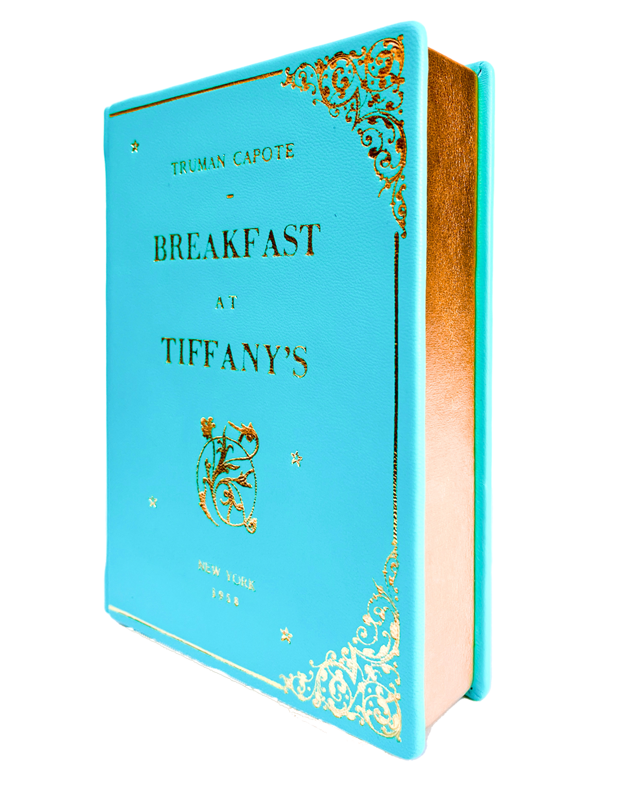 Breakfast at Tiffany's - leather Book Clutch