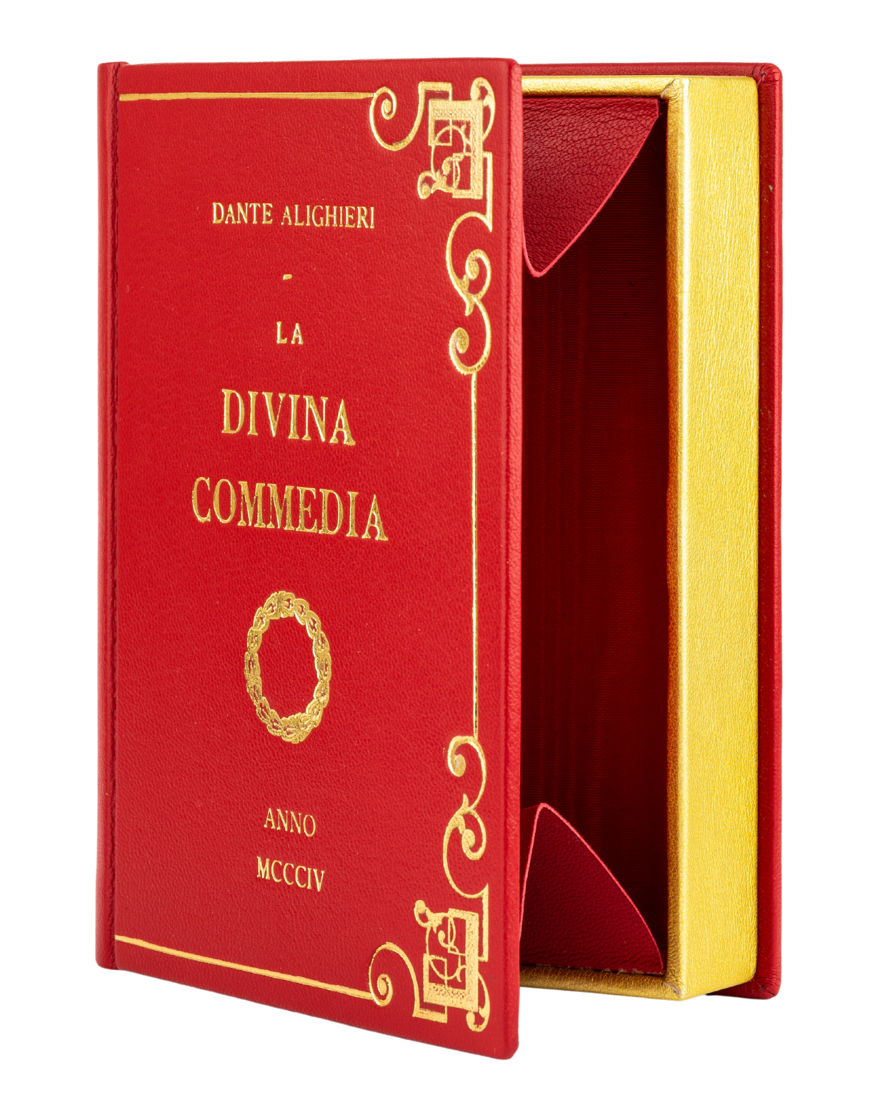 La Divina Commedia - leather Book Clutch