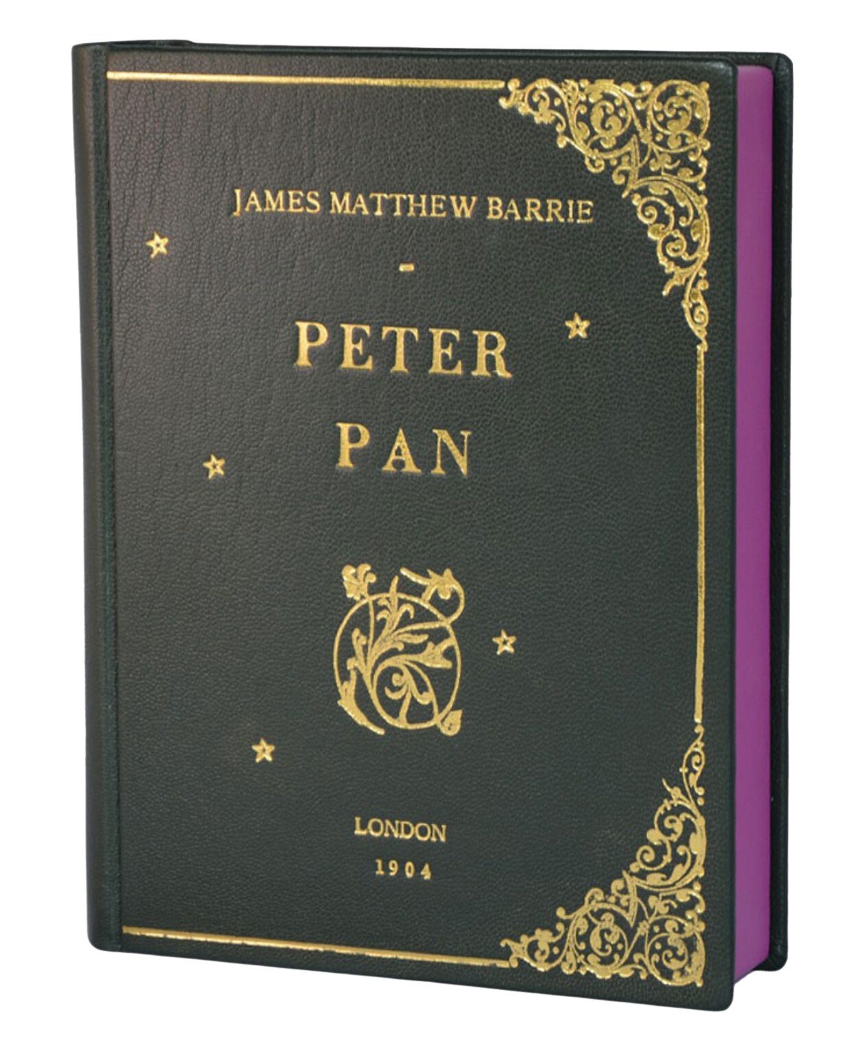 Peter Pan - leather Book Clutch