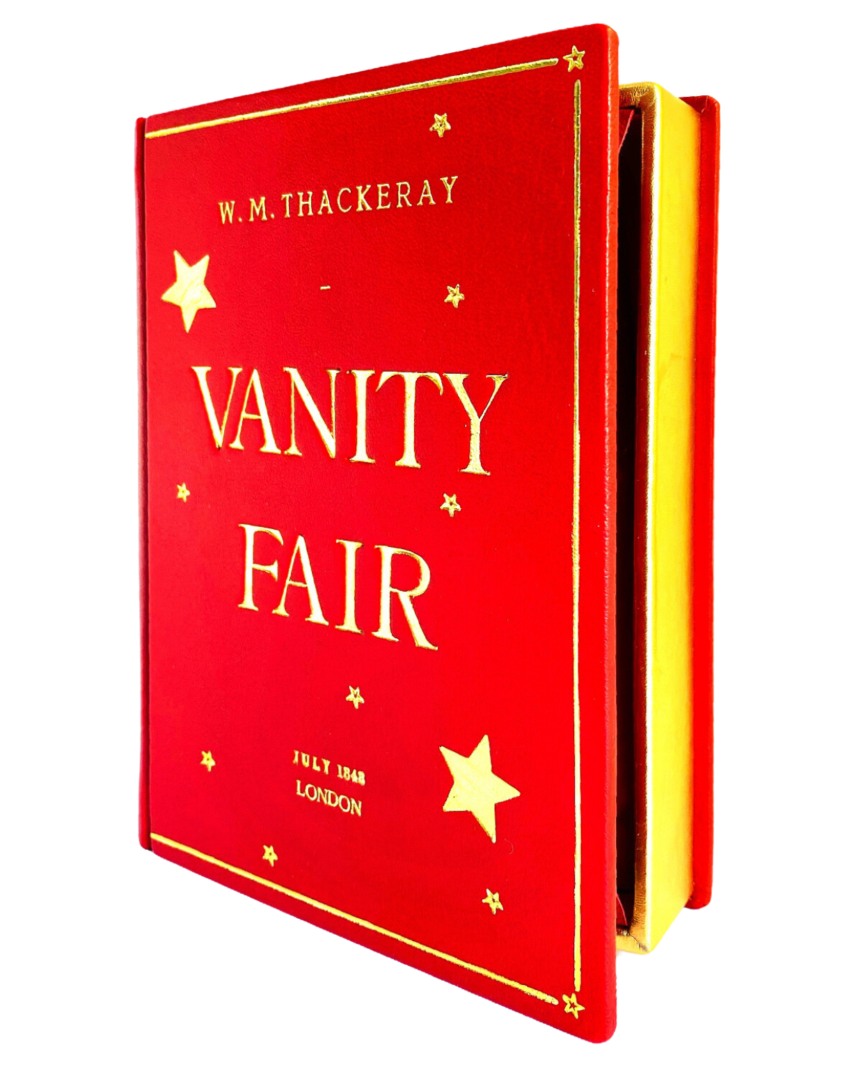 Vanity Fair leather - leather Book Clutch