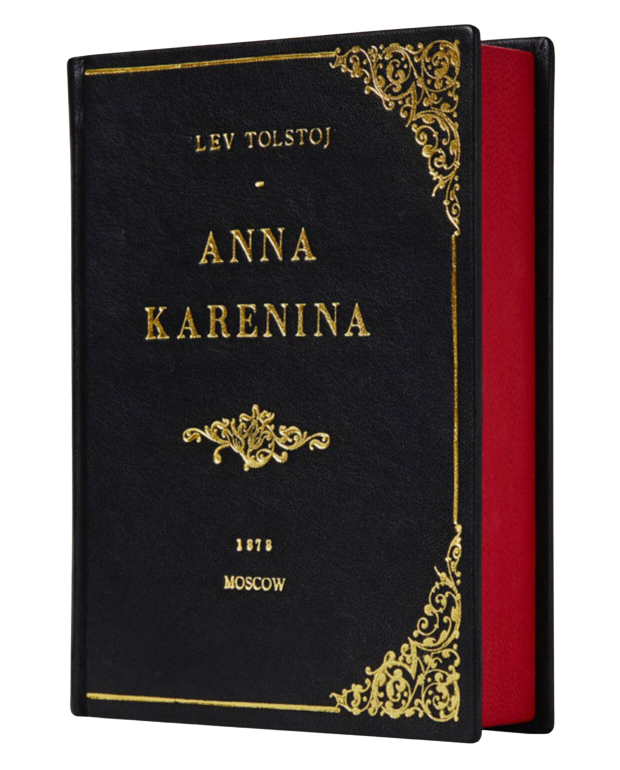 Anna Karenina - leather Book Clutch