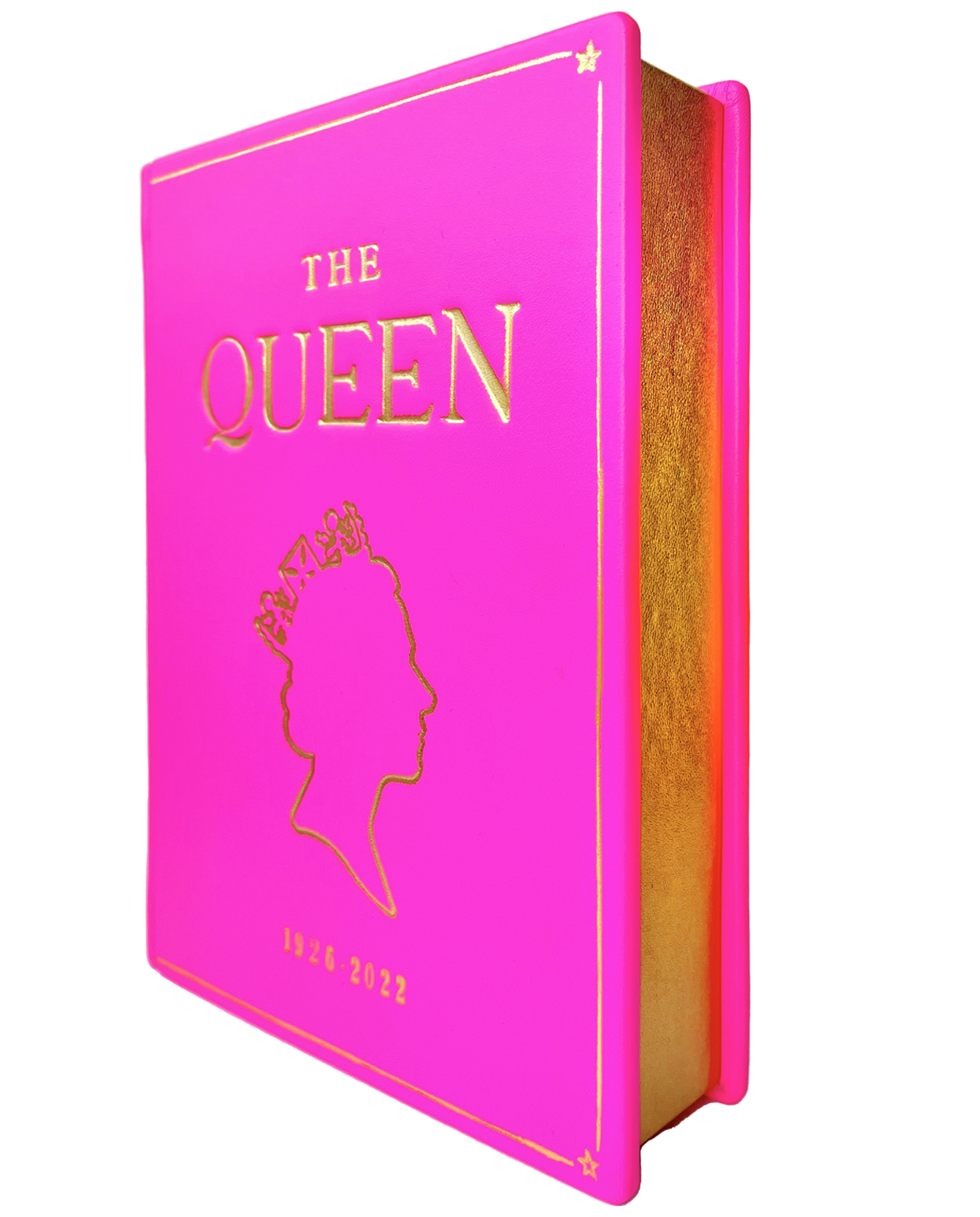 The Queen - leather Book Clutch