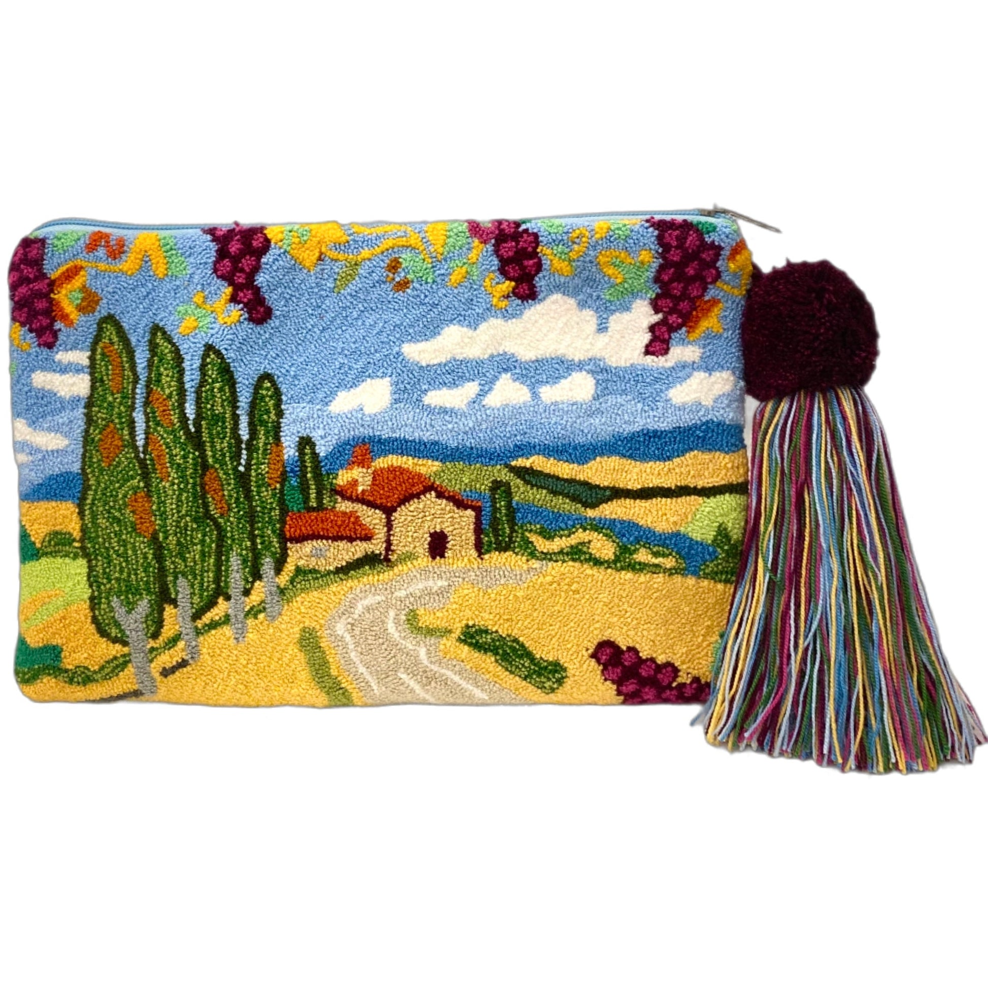 TUSCANY HANDWOVEN CLUTCH 