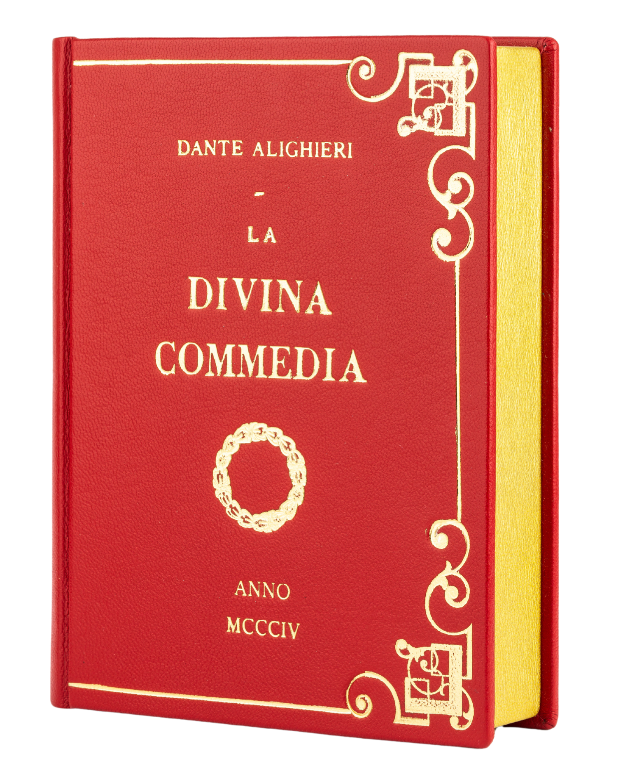 La Divina Commedia - leather Book Clutch