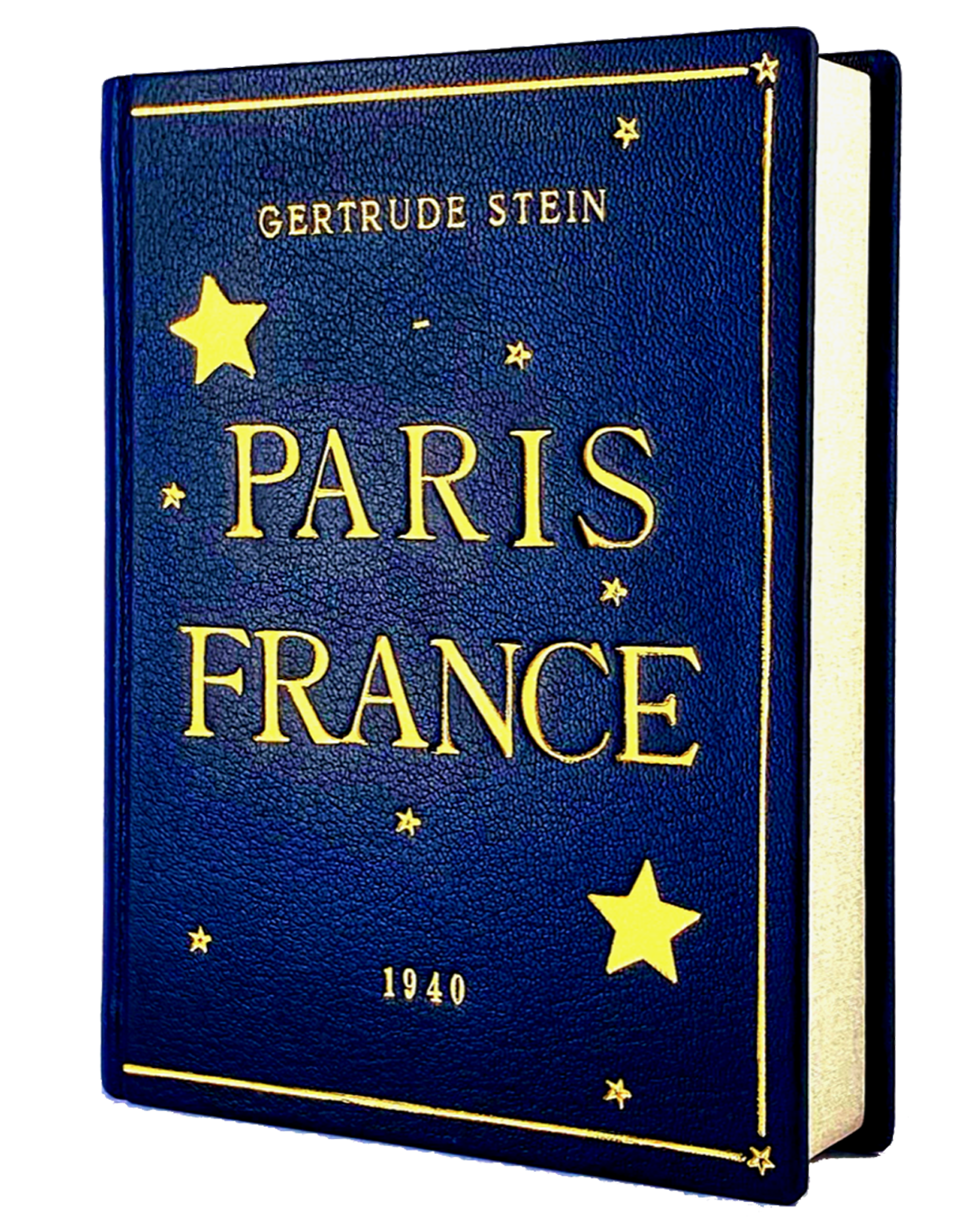 Paris France - leather Book Clutch