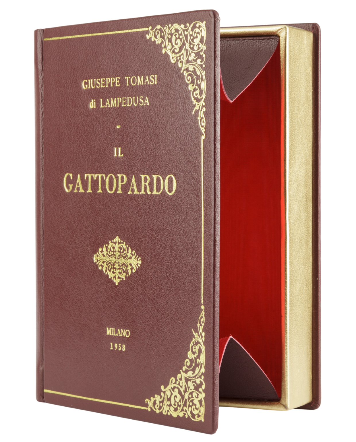 Il Gattopardo - Leather Book Clutch