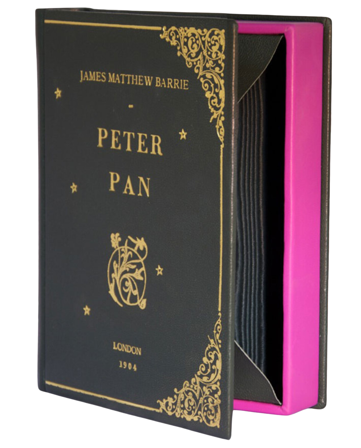 Peter Pan - leather Book Clutch