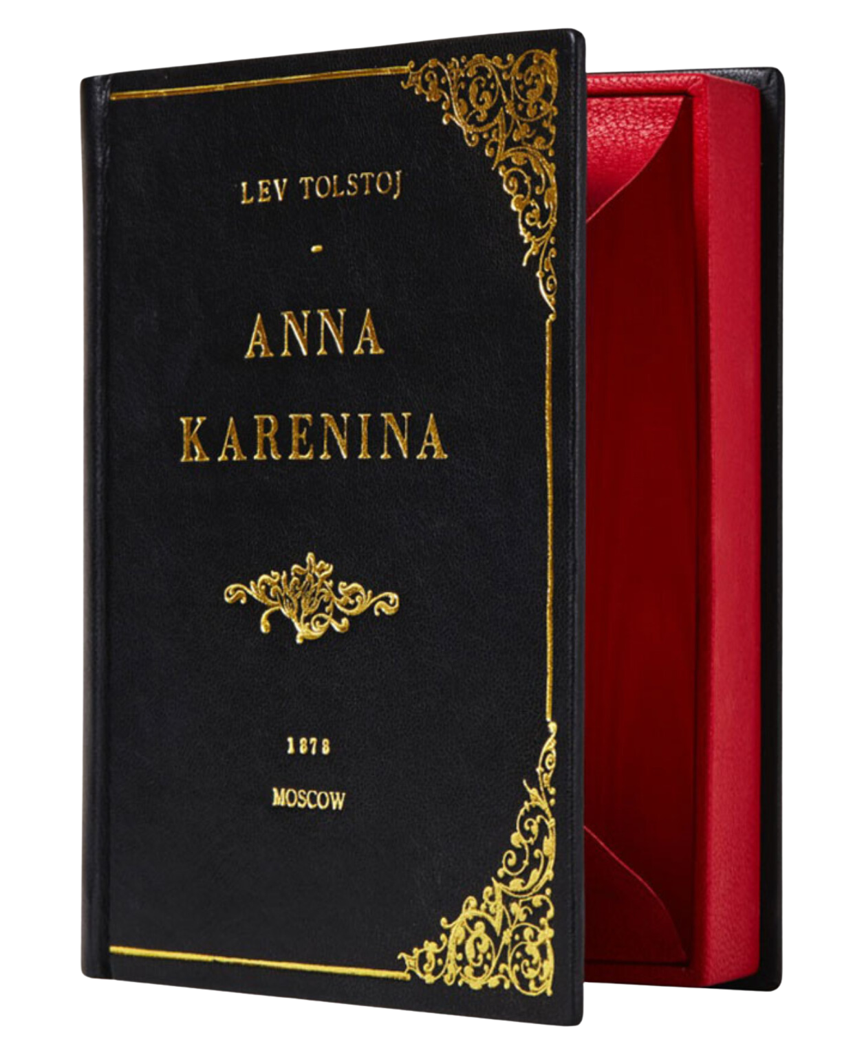 Anna Karenina - leather Book Clutch