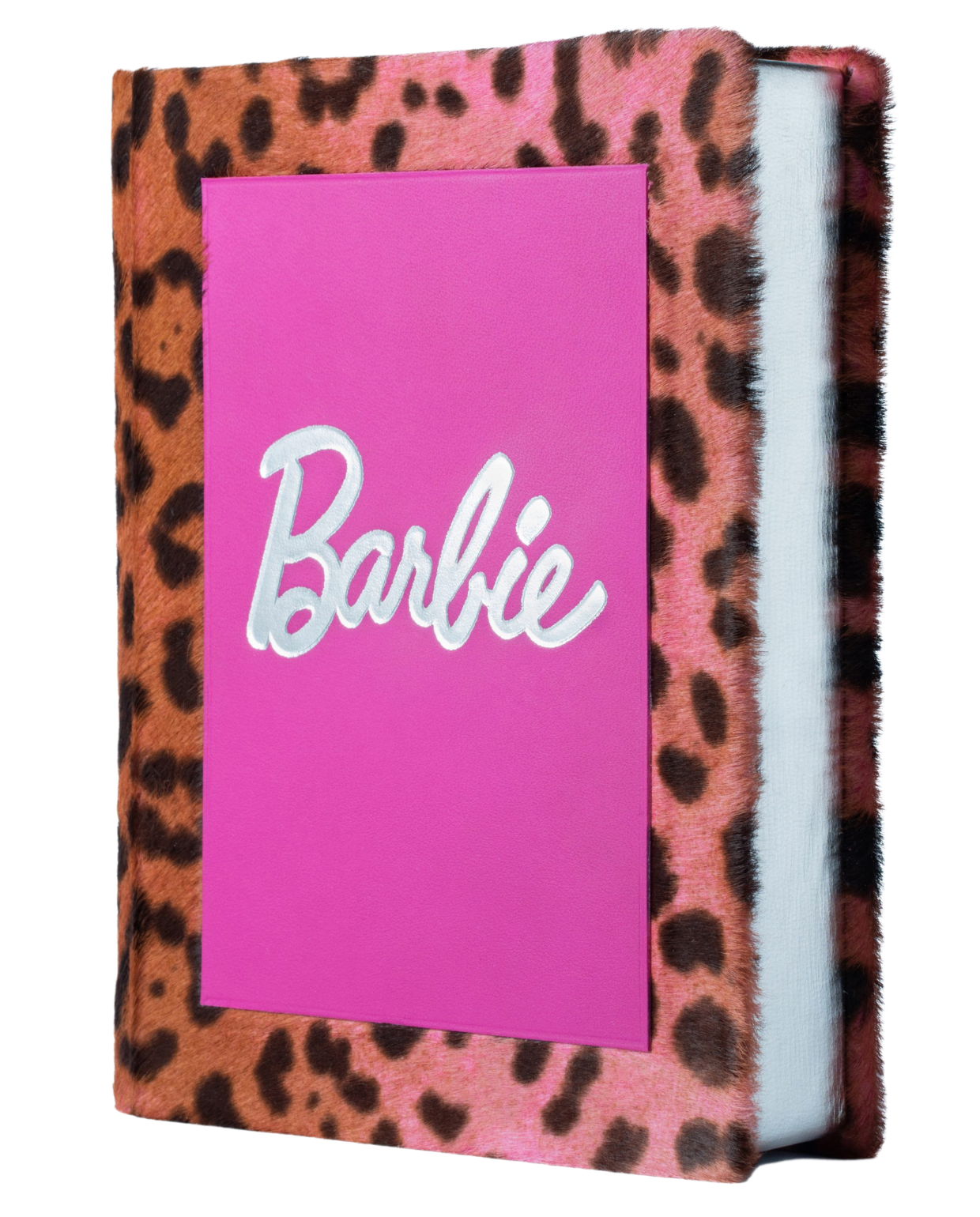 Barbie Safari - Calf Hair leopard print  leather Book Clutch