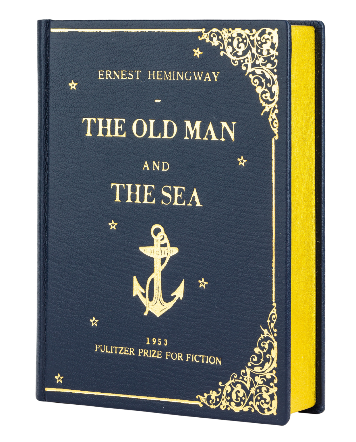 The Old Man And The Sea - leather Book Clutch