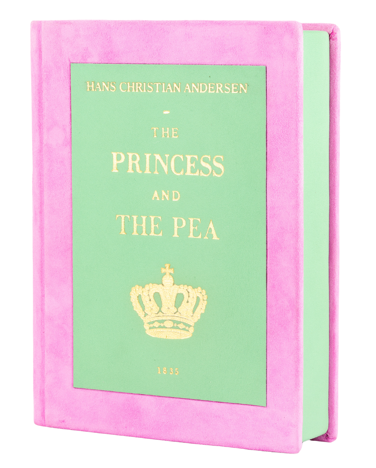 The Princess and The Pea - leather Book Clutch