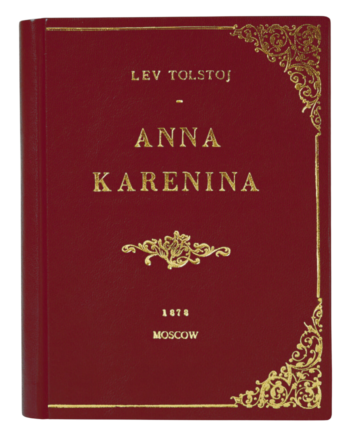 Anna Karenina - leather Book Clutch