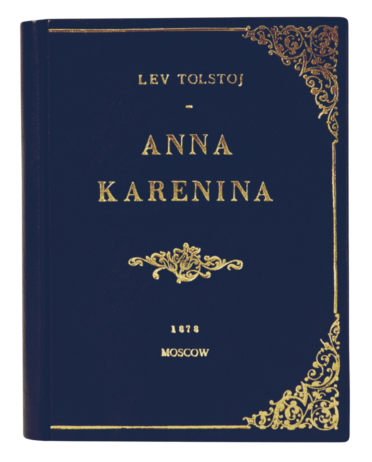 Anna Karenina - leather Book Clutch