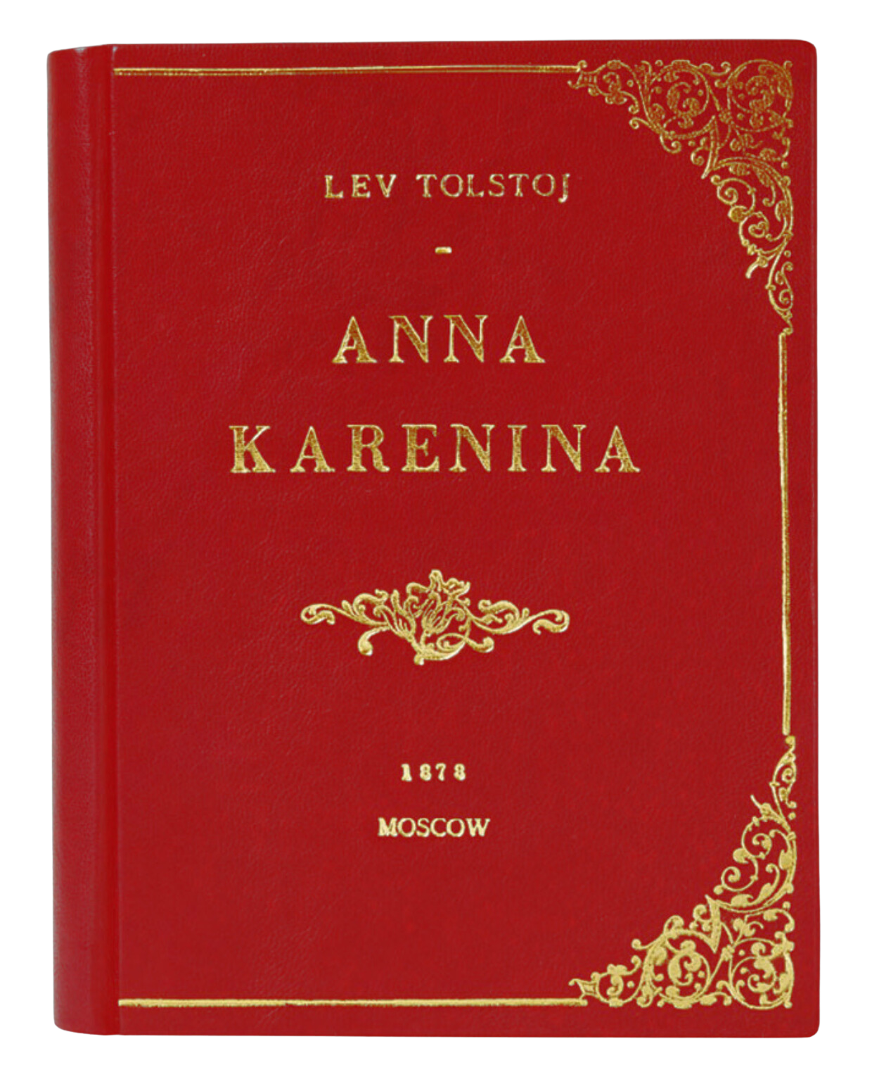 Anna Karenina - leather Book Clutch