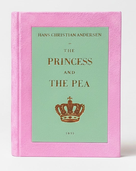 The Princess and The Pea - leather Book Clutch
