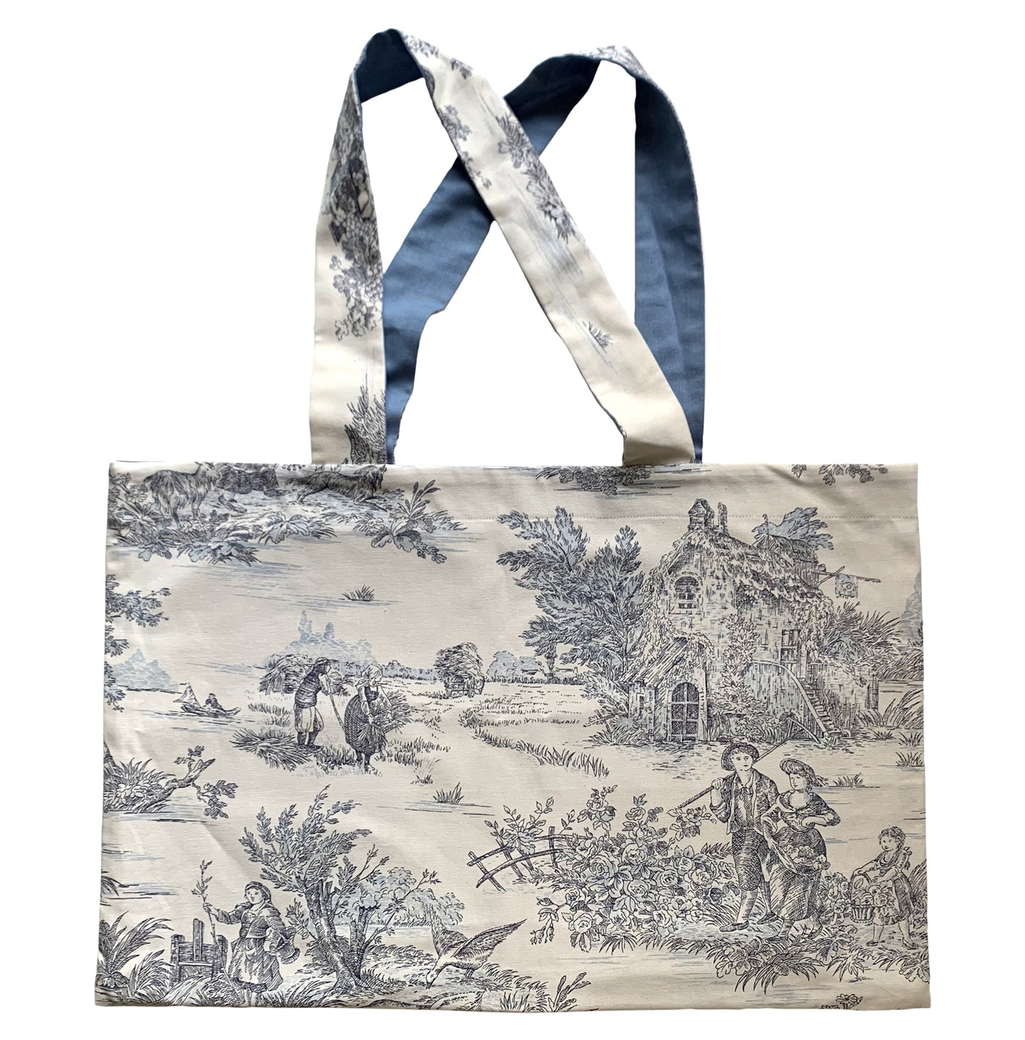 Toile de Jouy Beach Maxi Bag