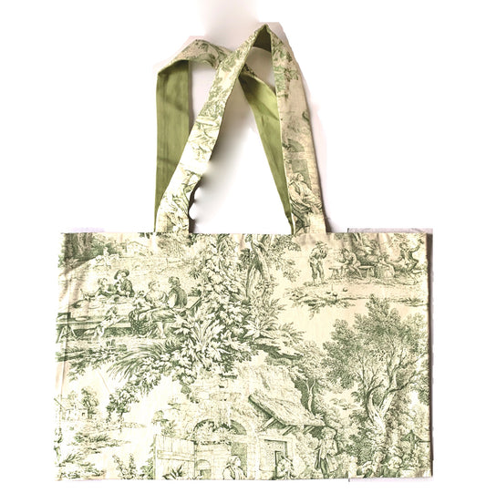 Toile de Jouy Beach Maxi Bag