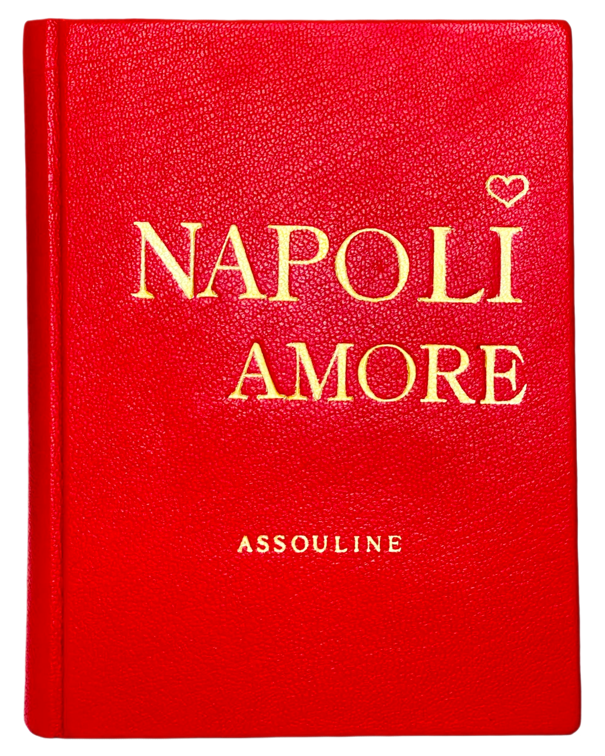 Napoli amore leather book clutch by m design assouline